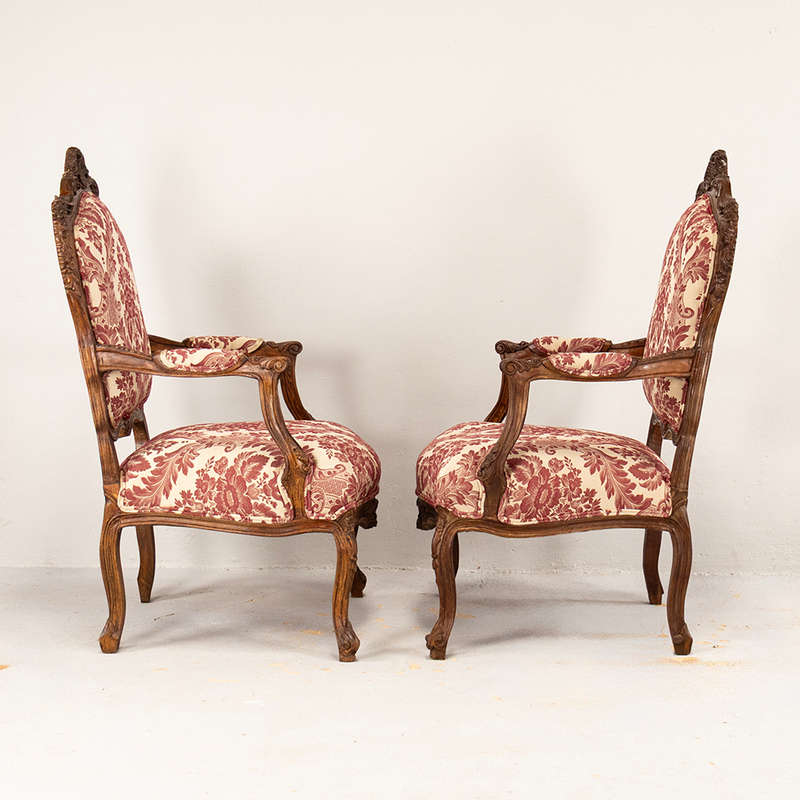 French Style Carved Chairs