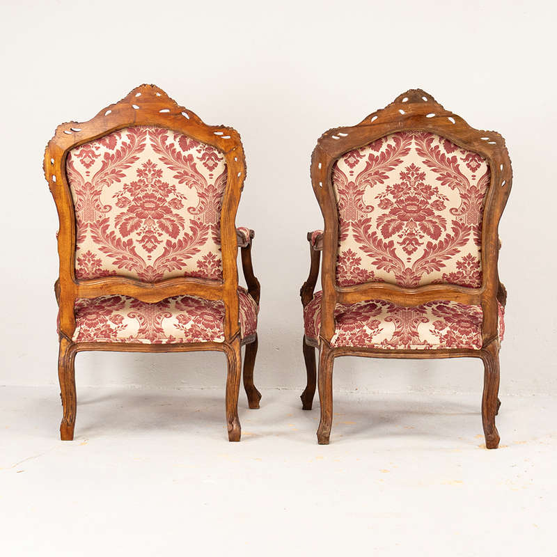 French Style Carved Chairs