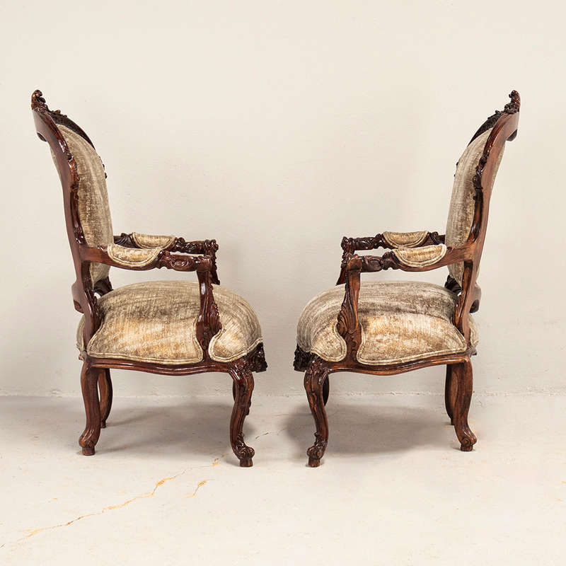 Rococo Style Armchairs