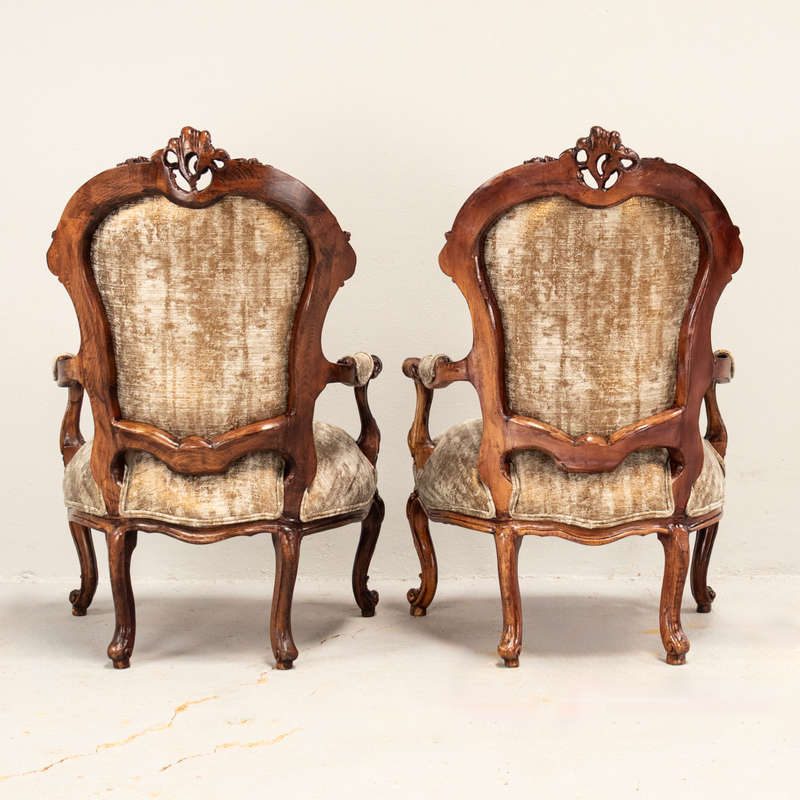 Rococo Style Armchairs