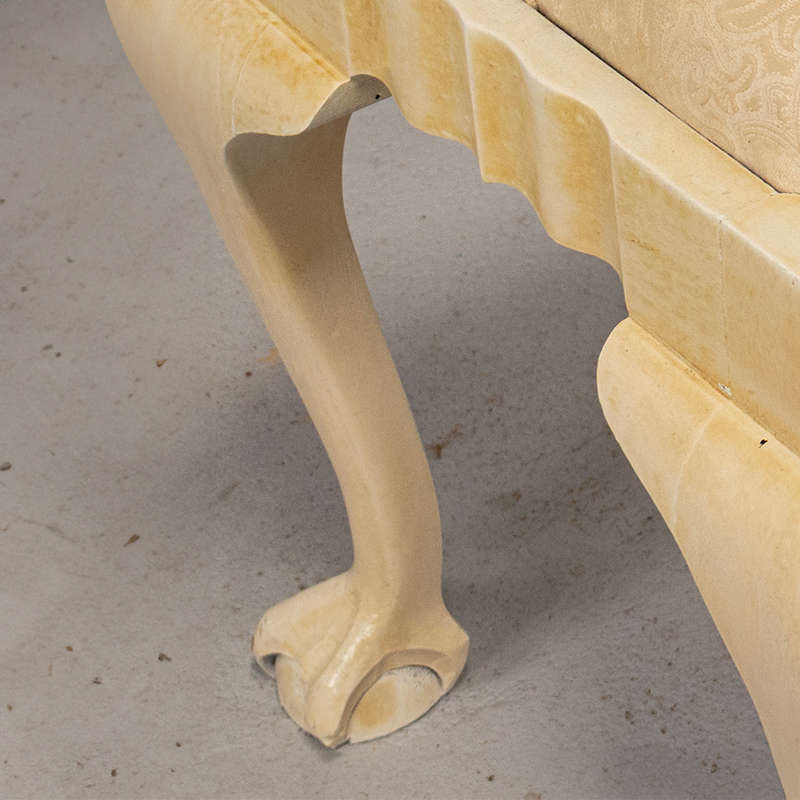 Dressing Table Stool Ivory