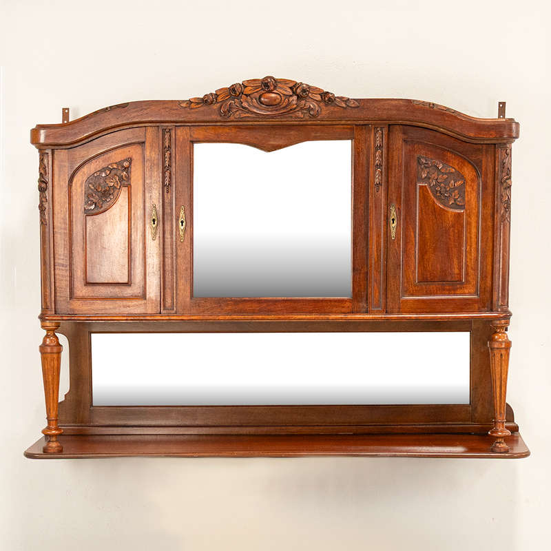 French wall Display Cabinet