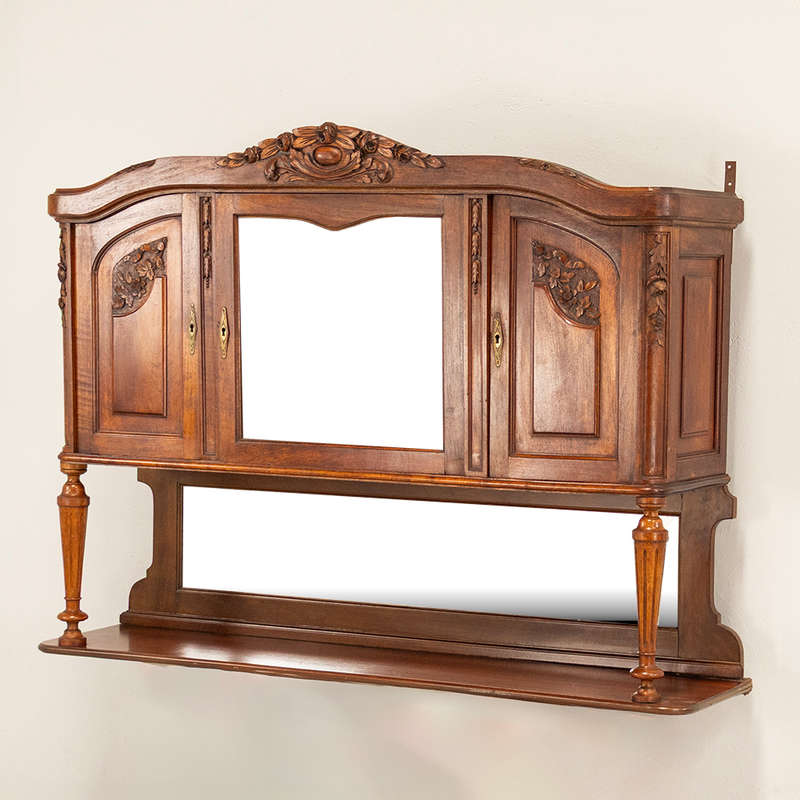 French wall Display Cabinet