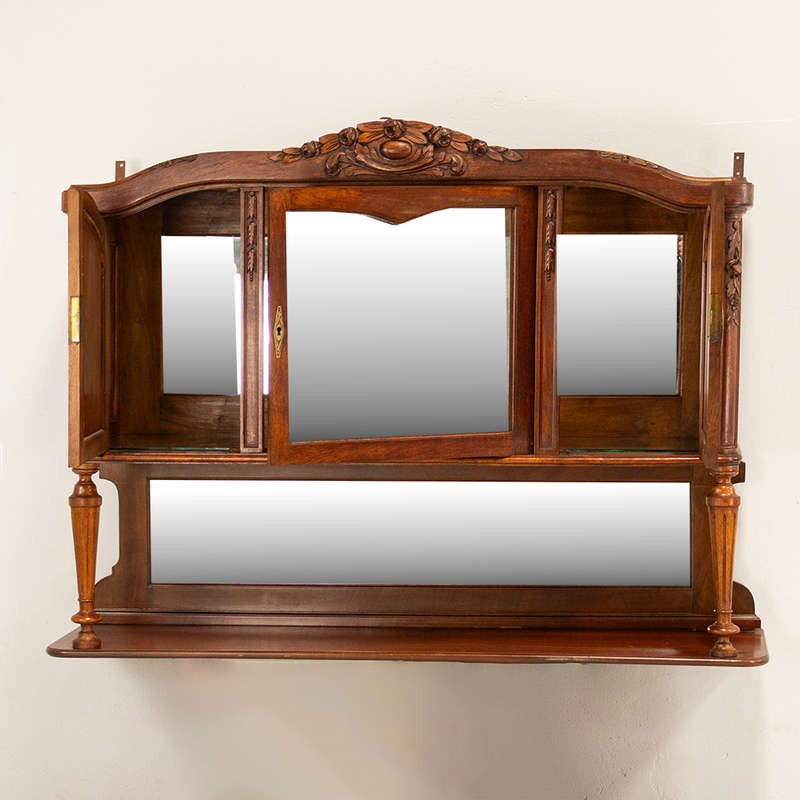 French wall Display Cabinet