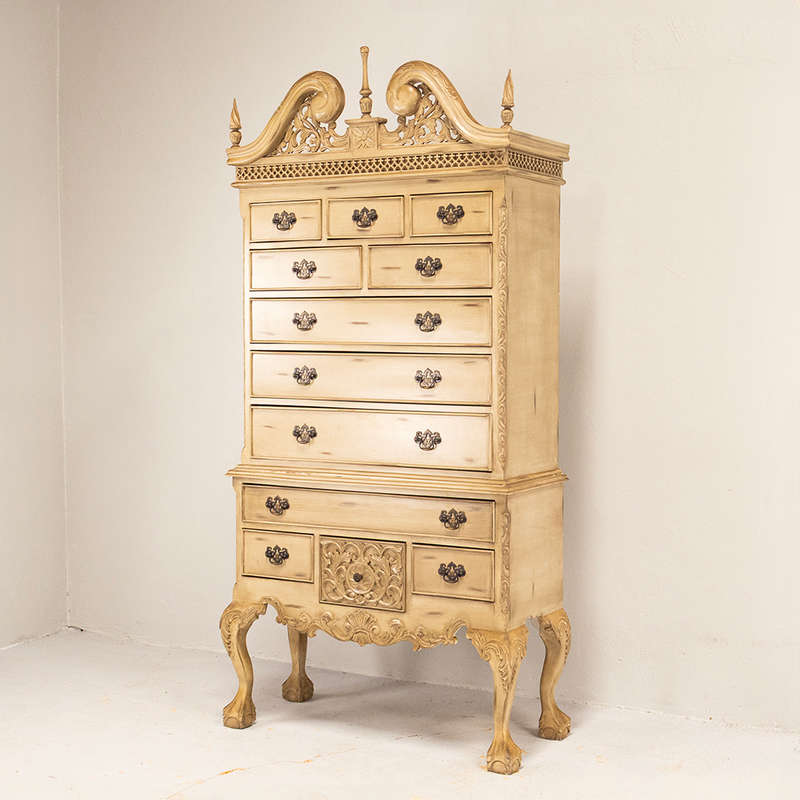 Gabled Chest on stand
