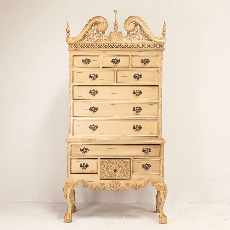 Gabled Chest on stand
