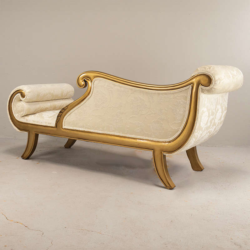 Gold Chaise Lounge