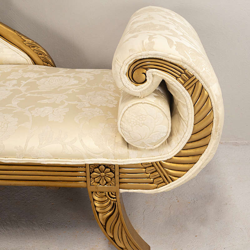 Gold Chaise Lounge
