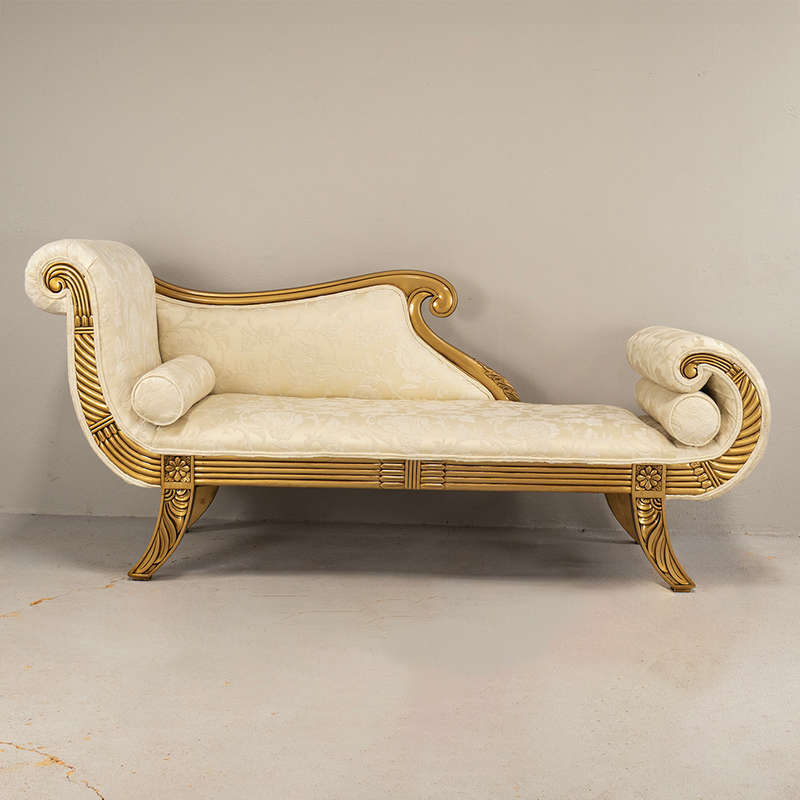 Gold Chaise Lounge