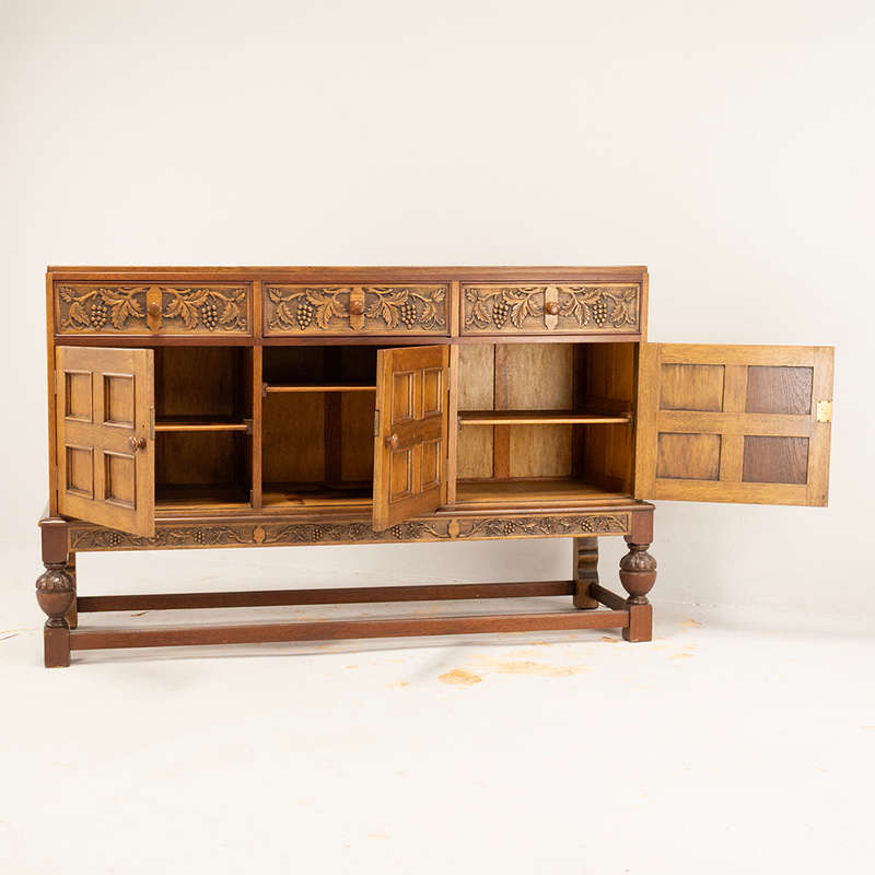 Oak Carved Sideboard