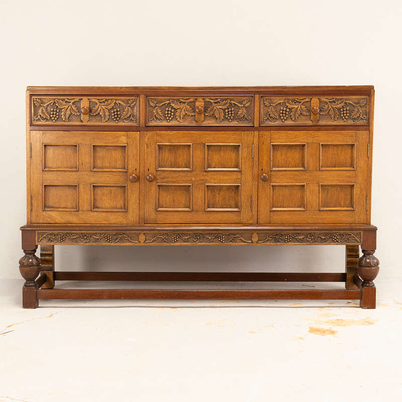 Oak Carved Sideboard