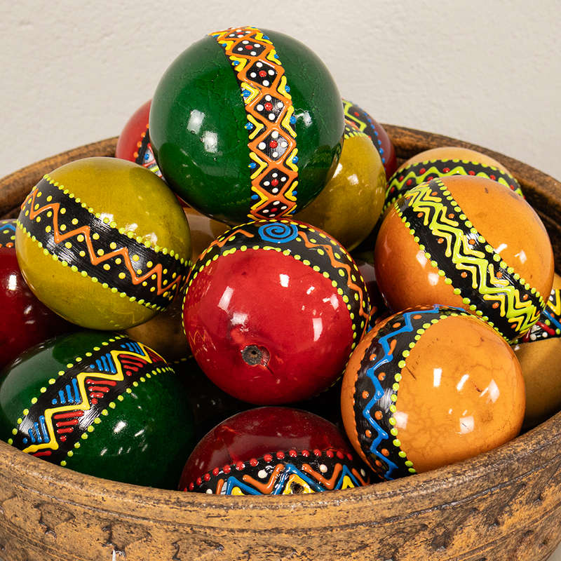 Decorative Balls and Bowl