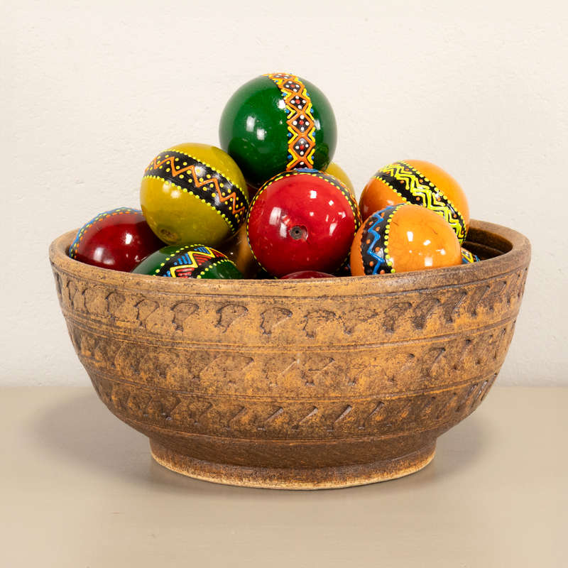 Decorative Balls and Bowl