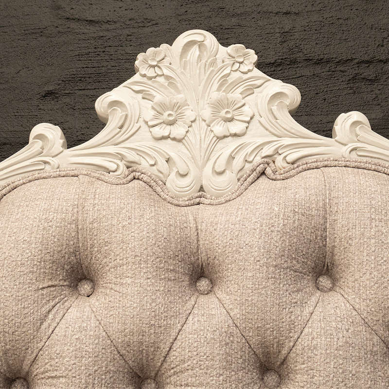 French style Headboard and Pedestals