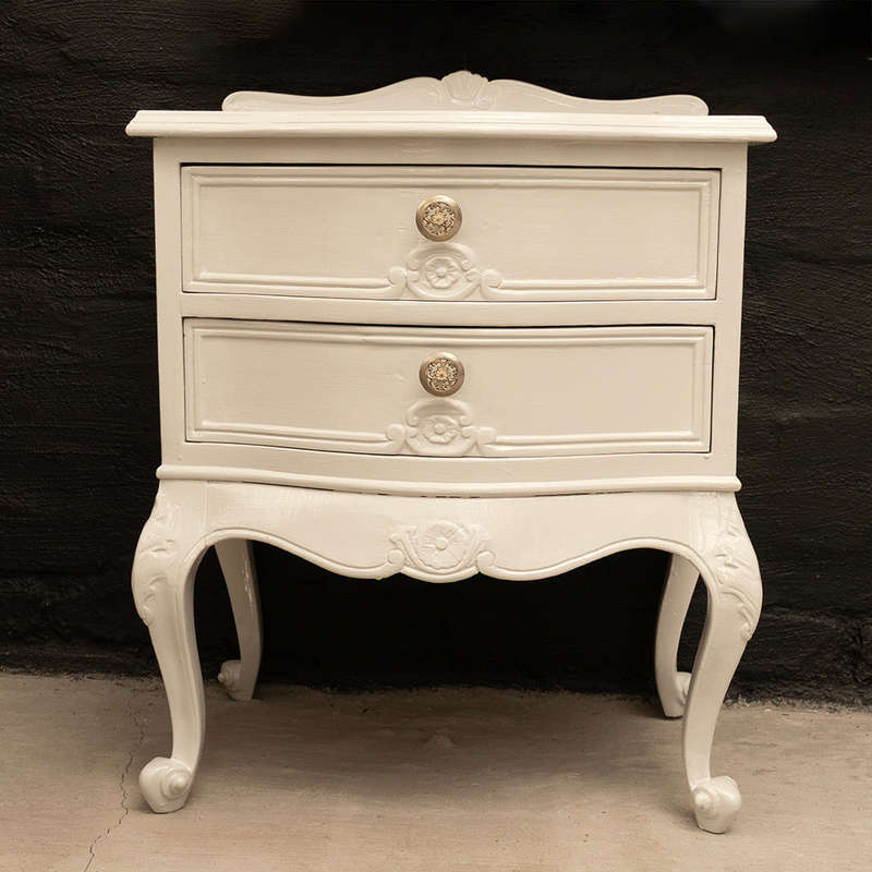 French style Headboard and Pedestals