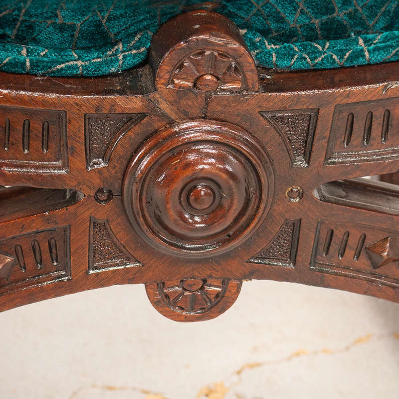 Renaissance Dagobert Curule Arm Chairs