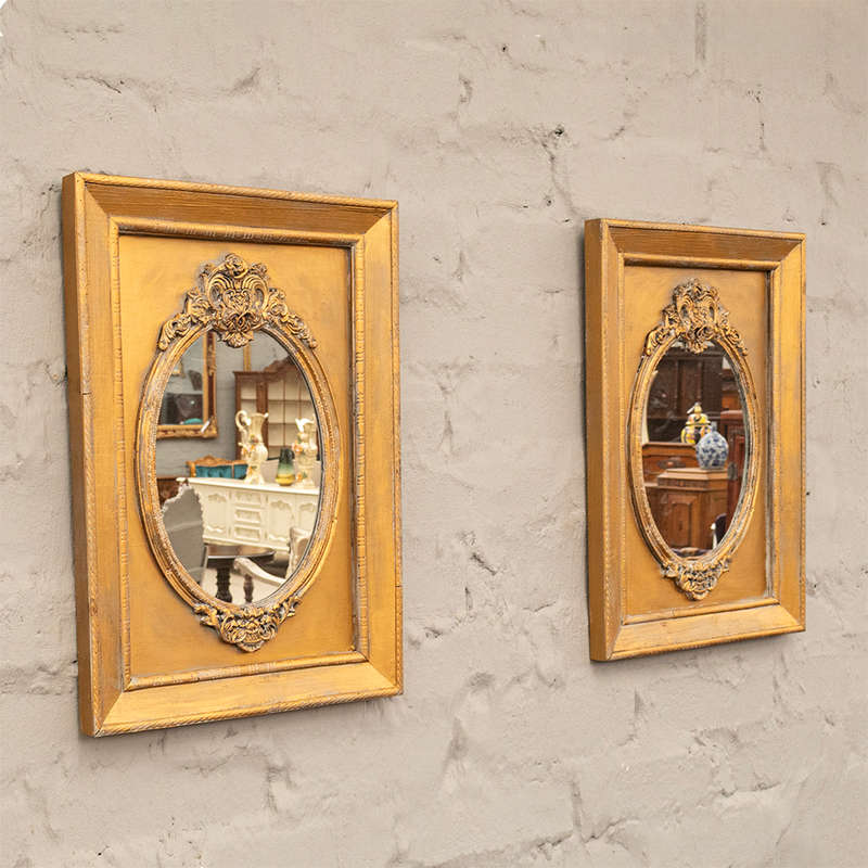 Pair of Gilded Mirror