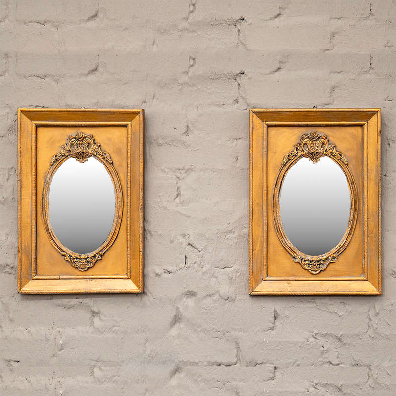 Pair of Gilded Mirror