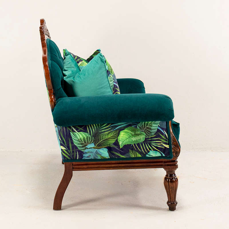Victorian Sofa Teal