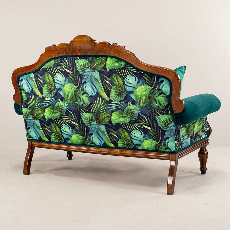 Victorian Sofa Teal