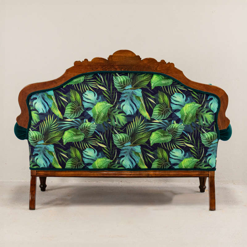 Victorian Sofa Teal