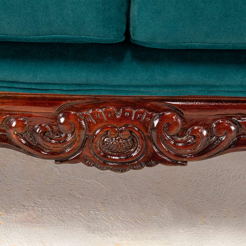 Victorian Sofa Teal