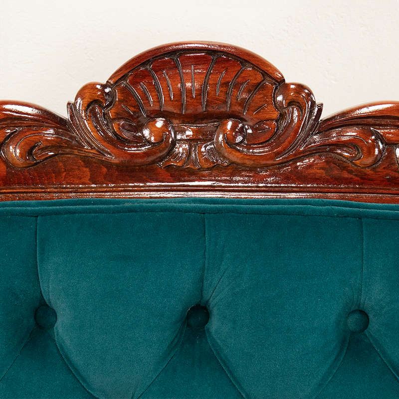 Victorian Sofa Teal