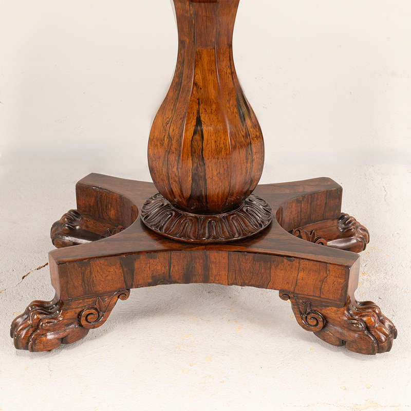 William VI Rosewood Tea Table