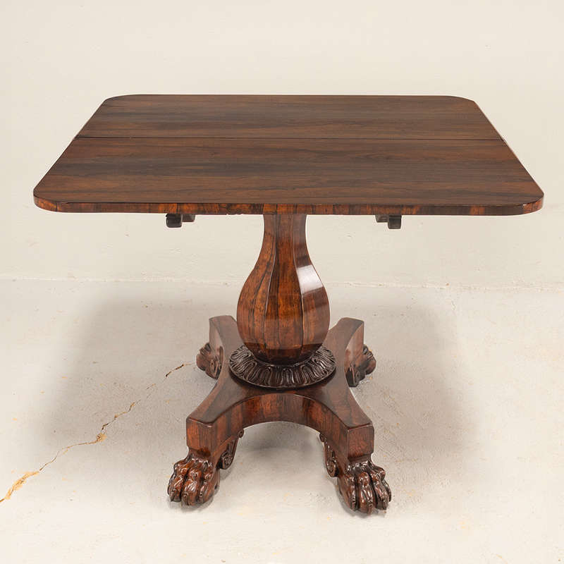 William VI Rosewood Tea Table