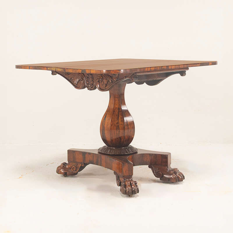 William VI Rosewood Tea Table