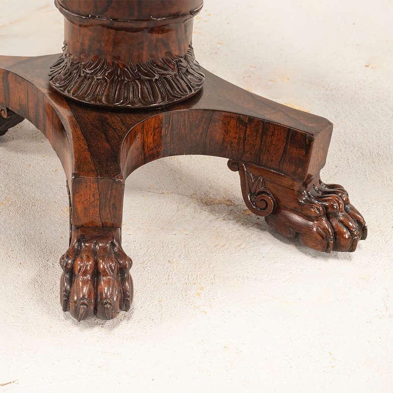 William VI Rosewood Tea Table