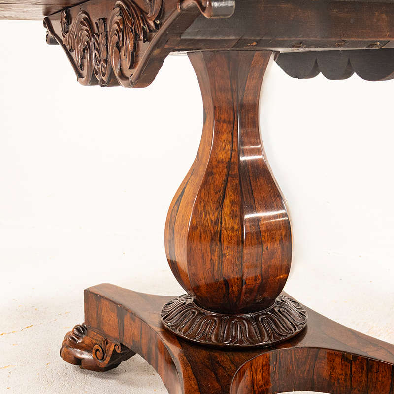 William VI Rosewood Tea Table
