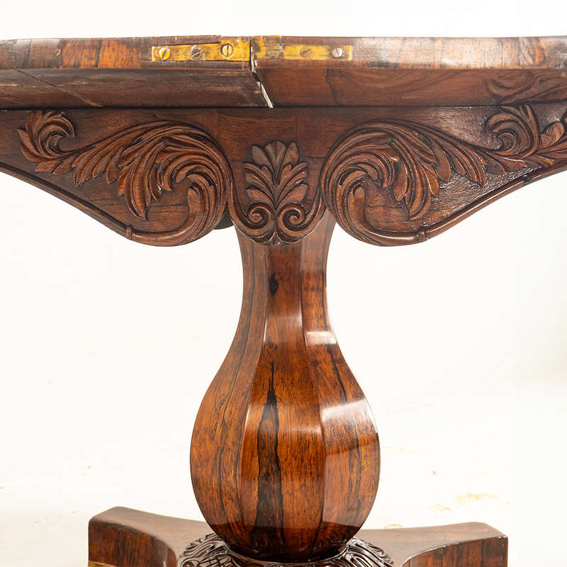 William VI Rosewood Tea Table