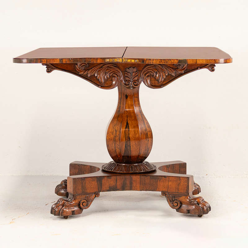 William VI Rosewood Tea Table