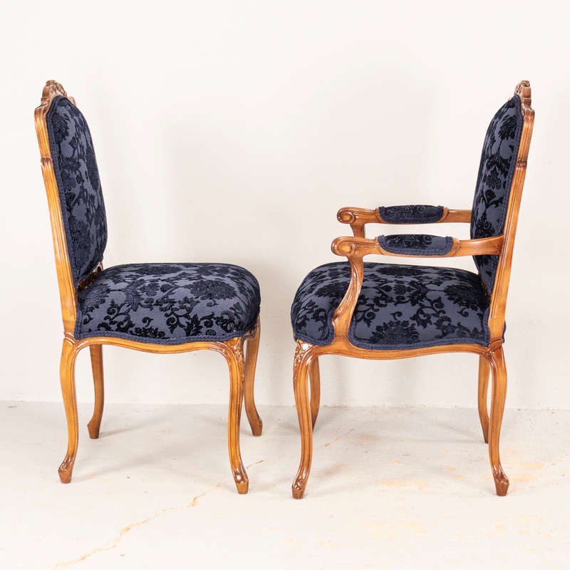 Royal Blue Dining Chairs