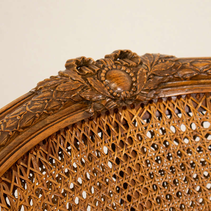 French Louis XVI Caned Daybed