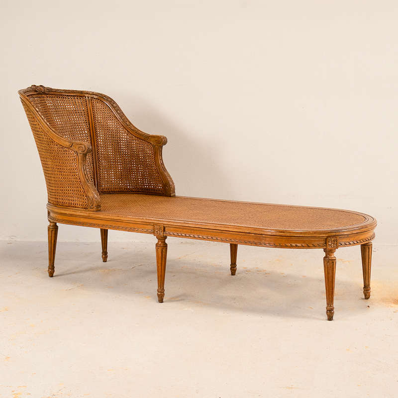 French Louis XVI Caned Daybed