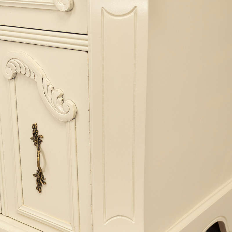 French style Headboard and Pedestals