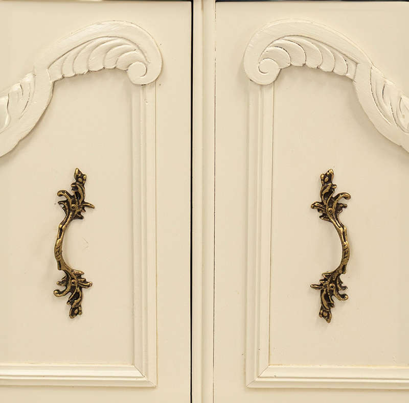 French style Headboard and Pedestals