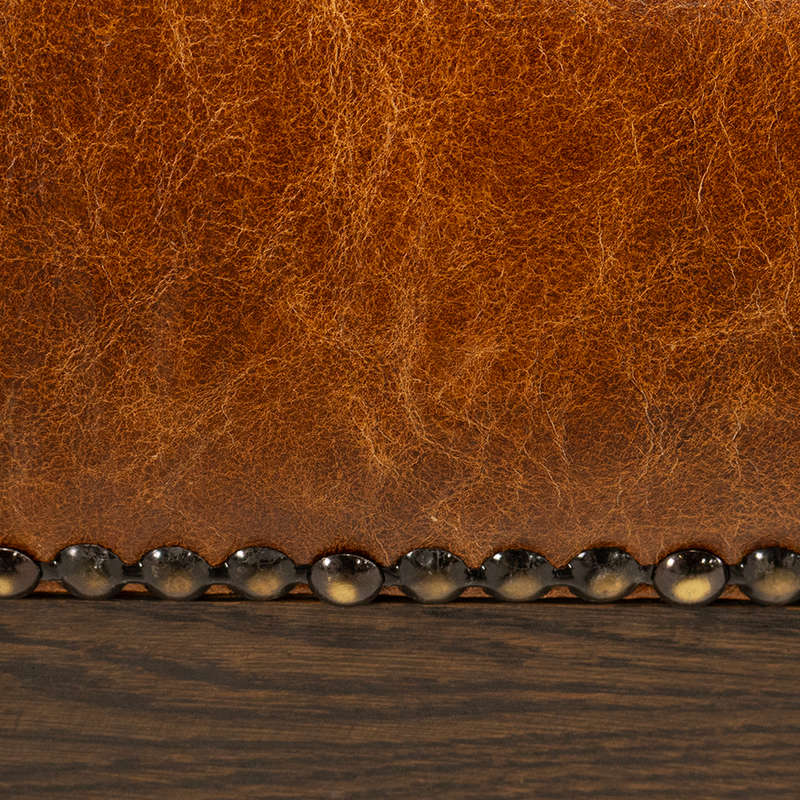 Leather Ottoman