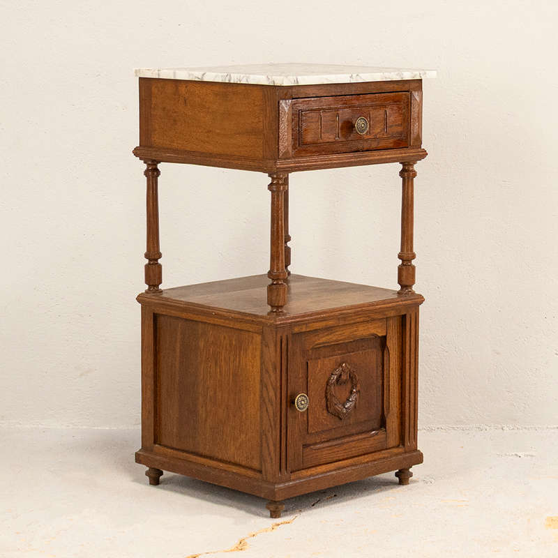 Marble Top Pedestal