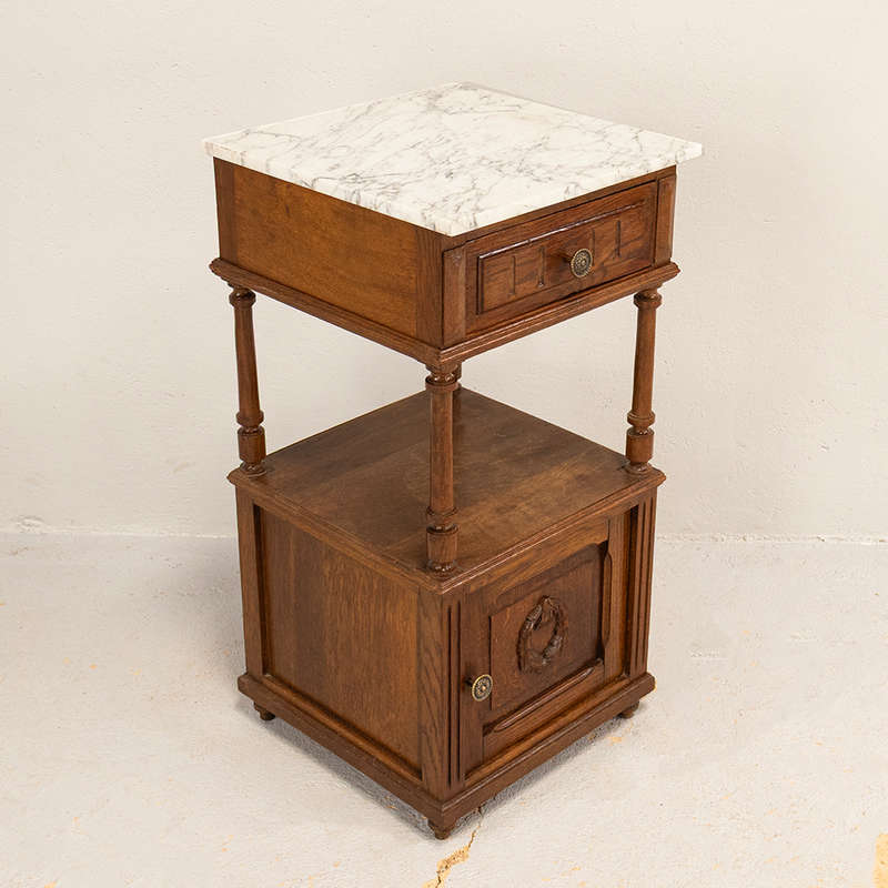 Marble Top Pedestal