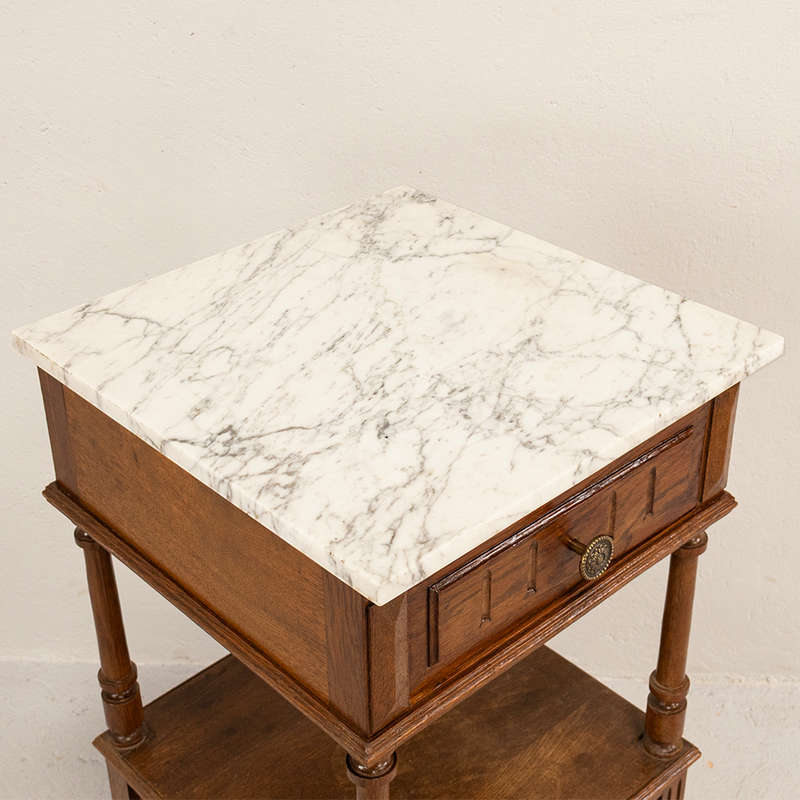 Marble Top Pedestal