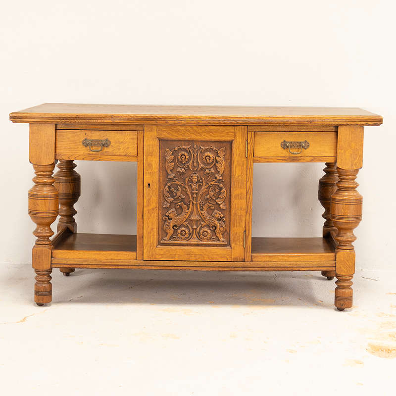 Oak Hall Table