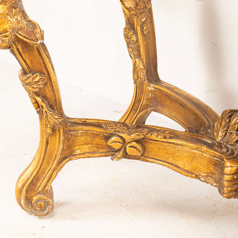 French Marble Top Console