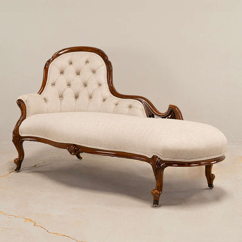 Victorian Rose Chaise Longue