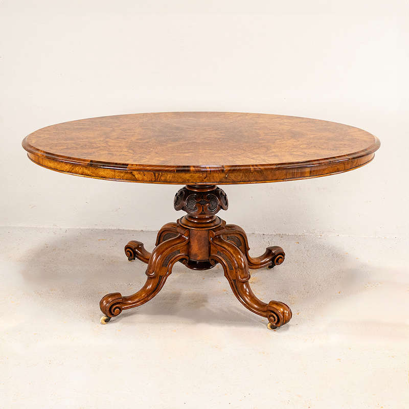 Burr Walnut Centre Table