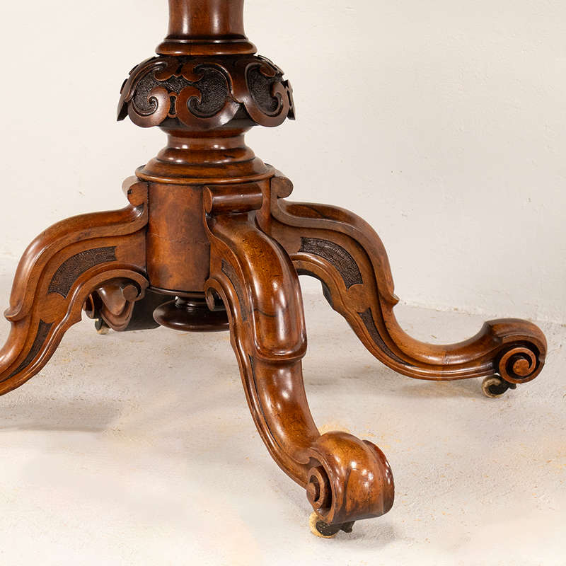Burr Walnut Centre Table