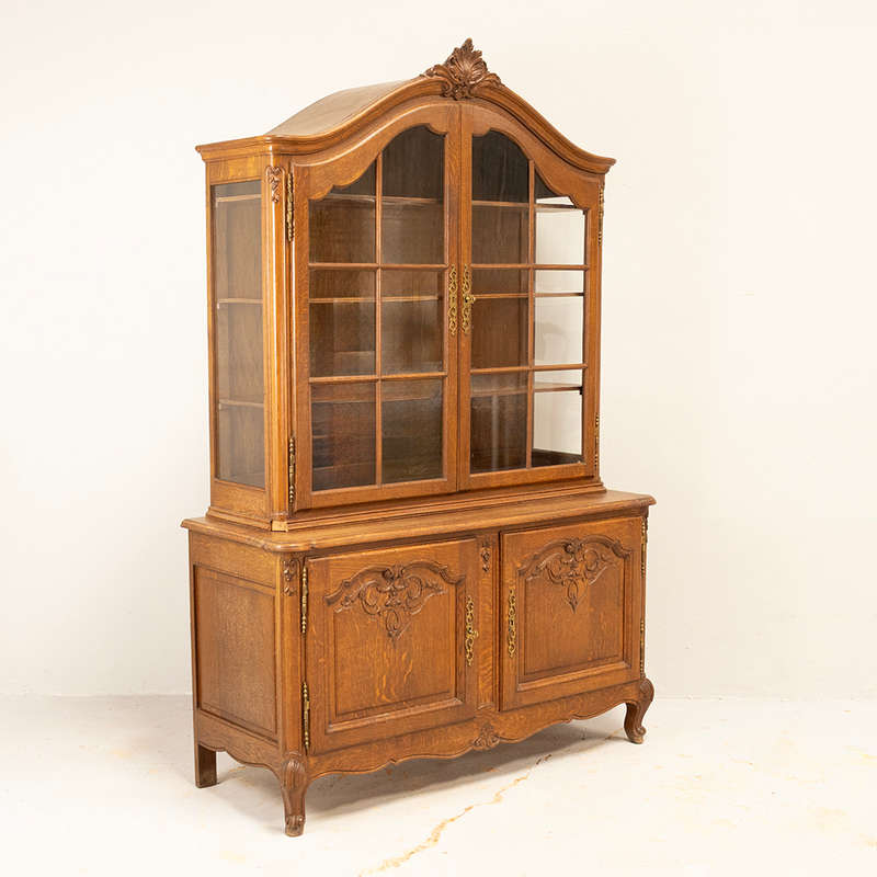 Oak Display Cabinet