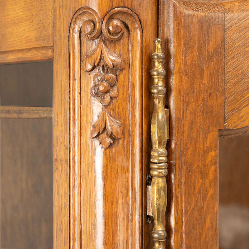 Oak Display Cabinet